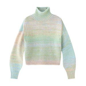 NWT 525 America Space Dye Mock Neck Sweater Size S, NWT.